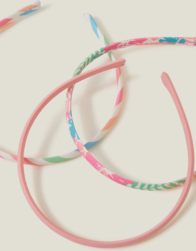 3-Pack Girls Flower Print Headbands, , large