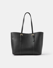 Buckle Strap Laptop Tote Bag, , large
