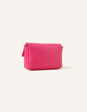 Puffer Cross-Body Bag, Pink (FUCHSIA), large