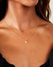 14ct Gold-Plated Star Pendant Necklace, , large