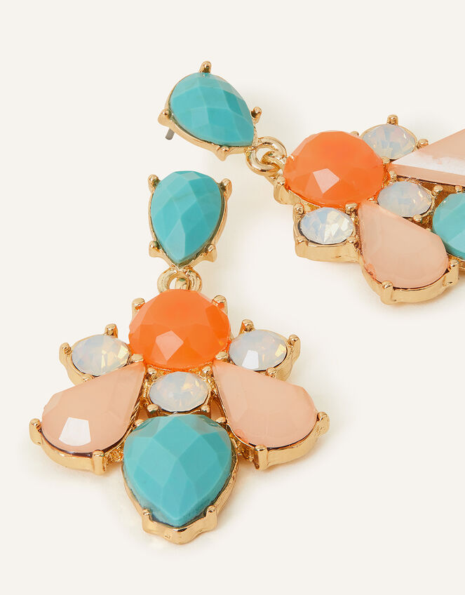 Eclectic Gem Short Drop Earrings, , large