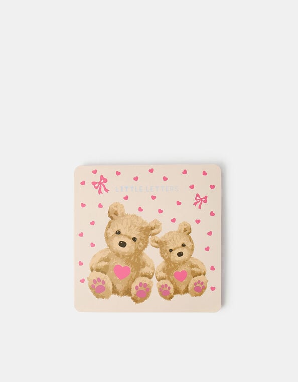 Girls Bear Little Letters Stationery Book, , large