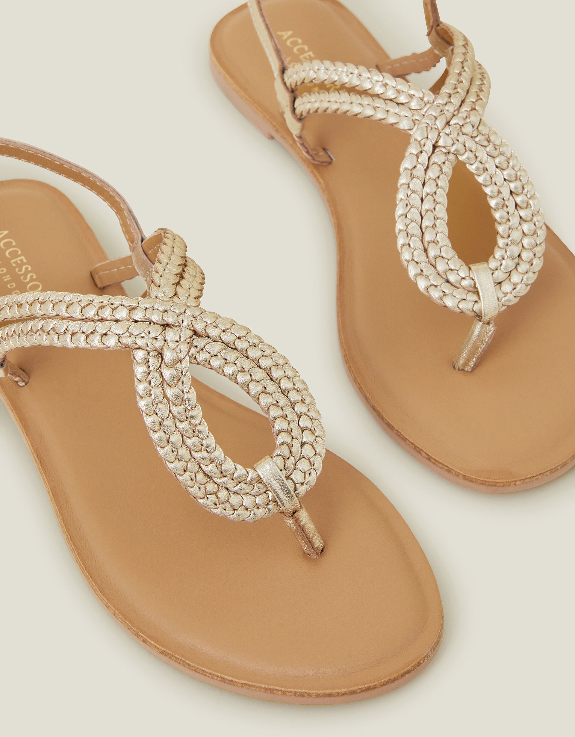 Report gold sandals top