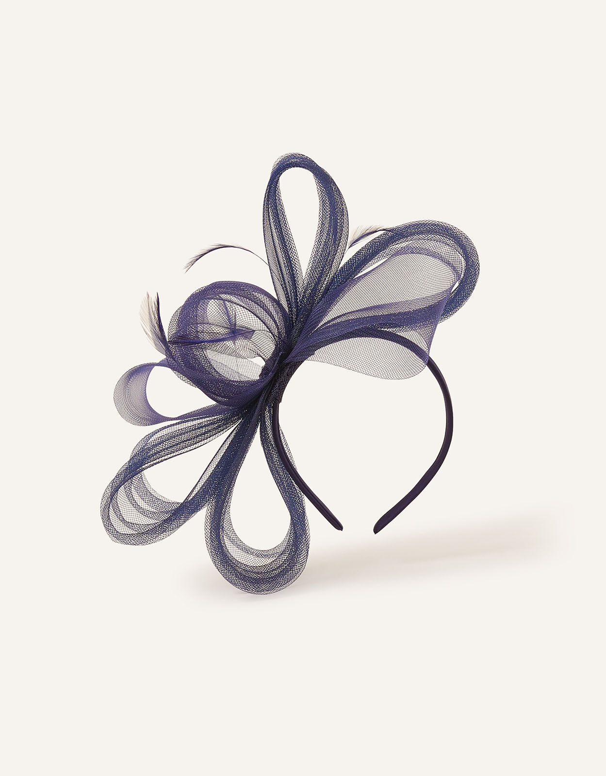 Navy fascinator accessorize store