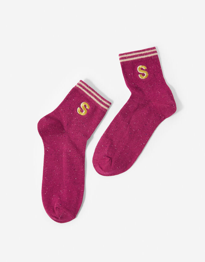Initial Ankle Socks - S, , large