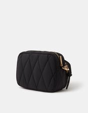 Quilted Nylon Crossbody Bag, , large