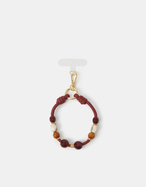 Beaded Cord Phone Wrist Strap, , large