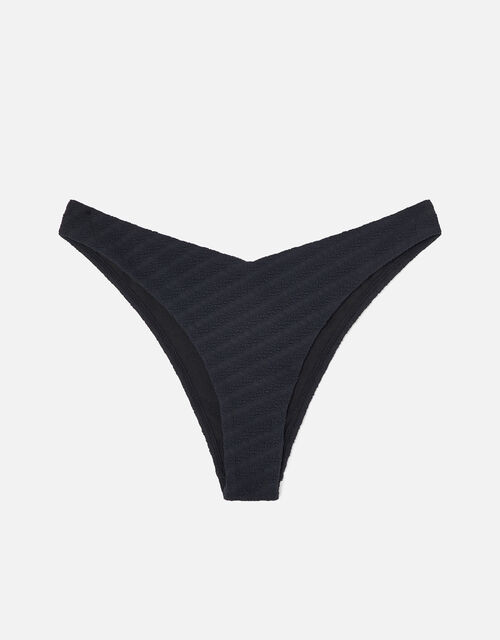 Texture V Bikini Brief, Black (BLACK), large