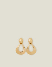 Large Cut Out Teardrop Earrings, , large