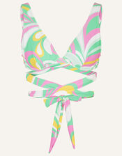 Swirl Bikini Top, Multi (BRIGHTS-MULTI), large