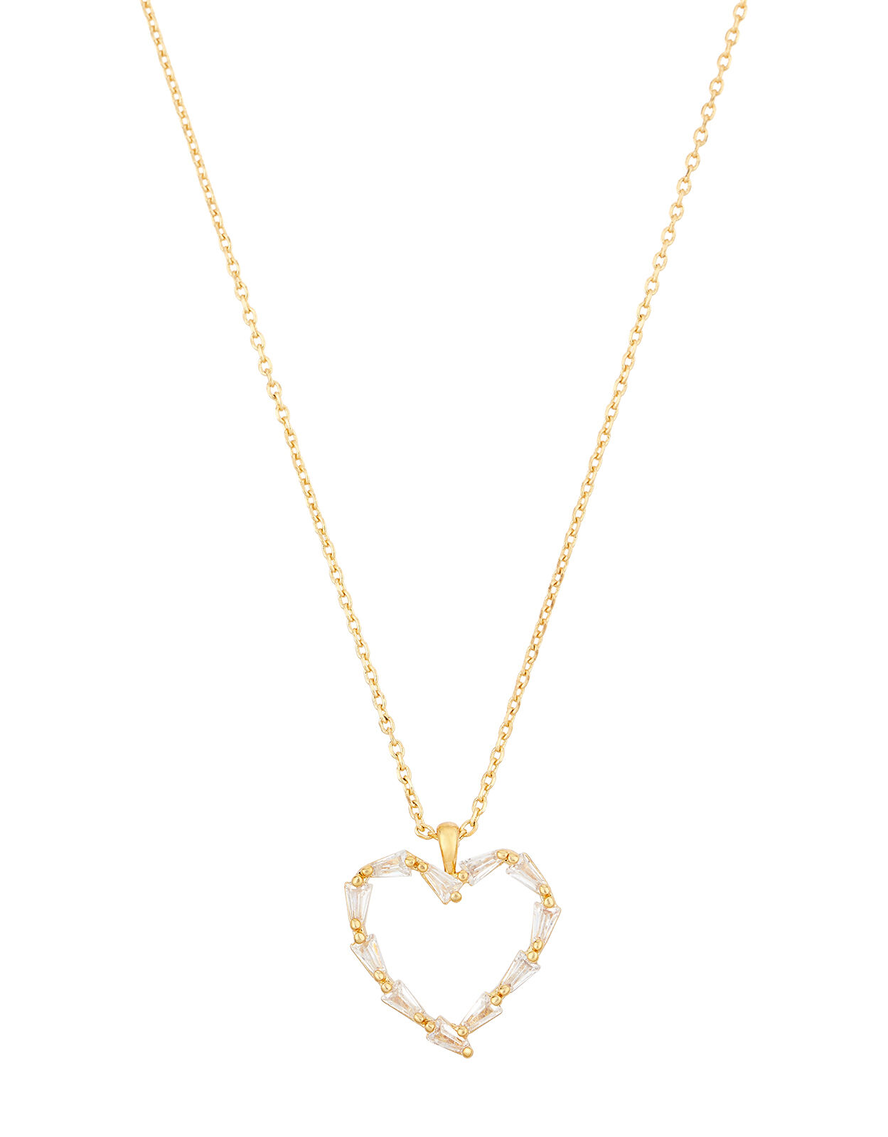 Accessorize heart clearance necklace