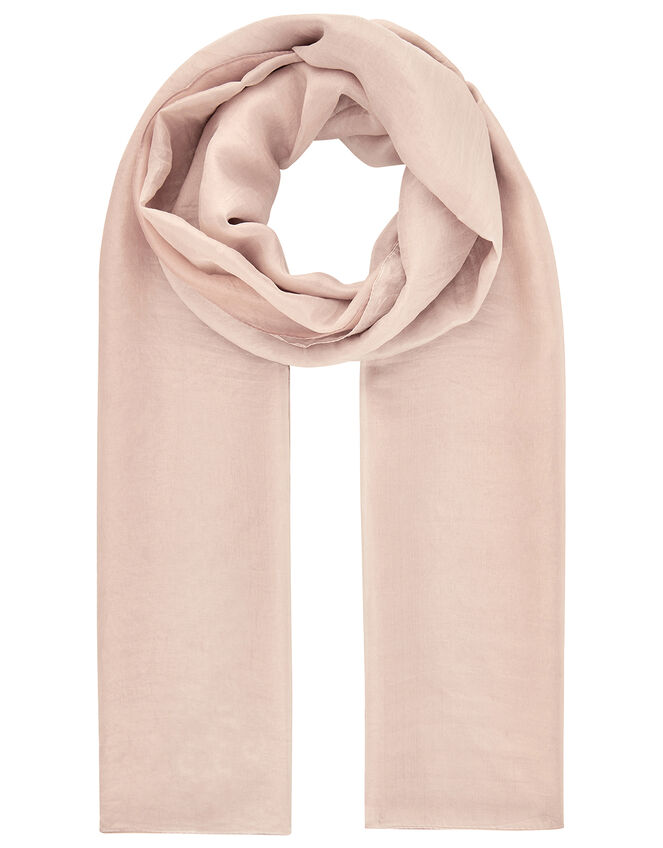 Luxury Silk Stole, Pink (PALE PINK), large