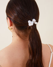 Pearl Flower Hair Pins Set of Two, , large