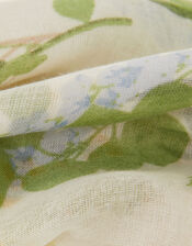Lightweight Floral Scarf, , large