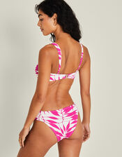 Palm Print Bikini Bottom, Pink (PINK), large