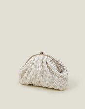 Bridal Embellished Clip Frame Bag, , large