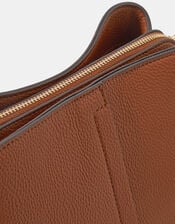 Webbing Strap Crossbody Bag , Tan (TAN), large