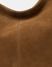Slouchy Suede Shoulder Bag, , large
