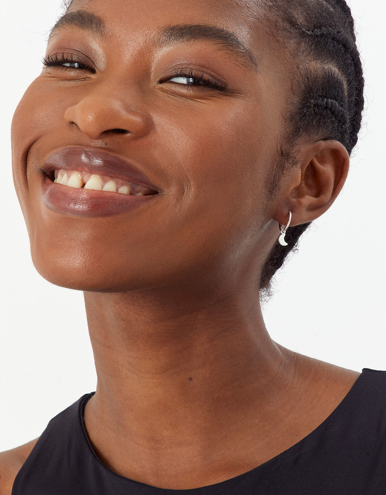 Sterling Silver Celestial Hoops Set of Two Sterling silver