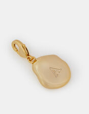 14ct Gold-Plated Initial Molten Charm, Gold (GOLD), large