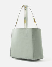 Sunflower Print Reversible Tote Bag, , large