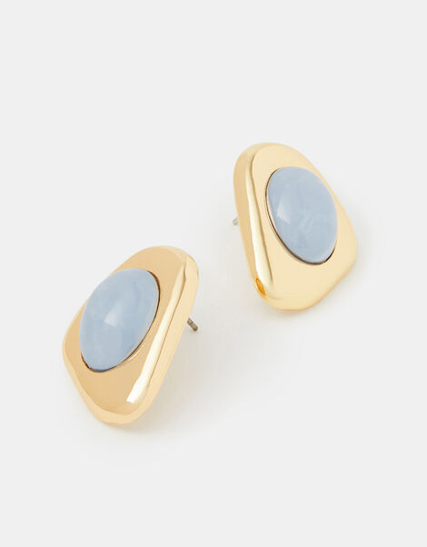 Organic Statement Stud Earrings, , large