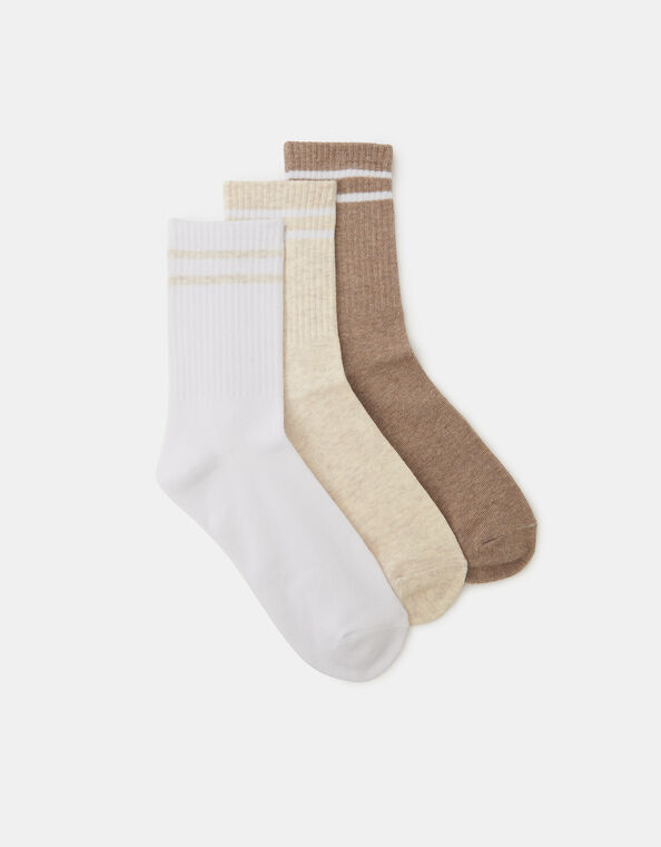 3-Pack Varsity Stripe Socks, , large