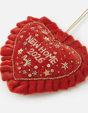 2026 New Home Heart Christmas Tree Decoration, , large