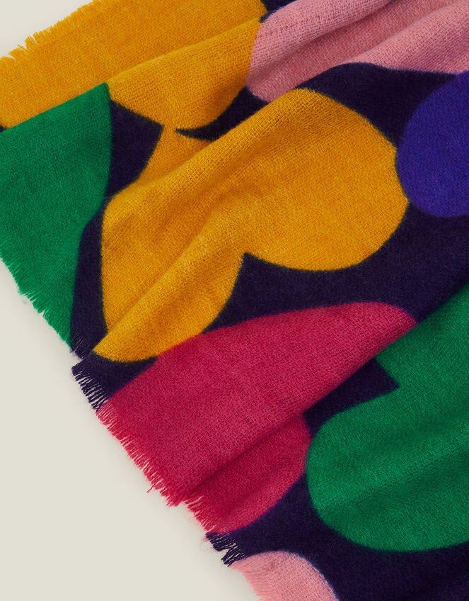 Heart Blanket Scarf, , large