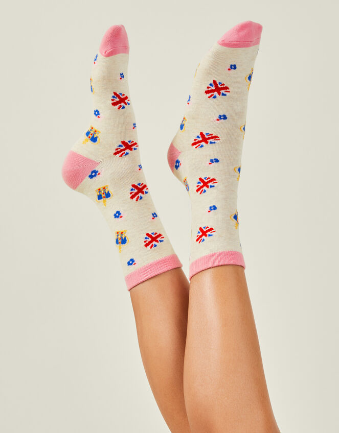 London Print Socks, , large