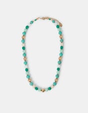 Mixed Stone Beaded Necklace, , large