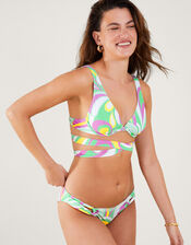 Swirl Bikini Top, Multi (BRIGHTS-MULTI), large