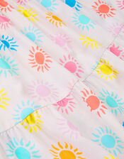 Girls Sunshine Print Dress, Multi (BRIGHTS MULTI), large