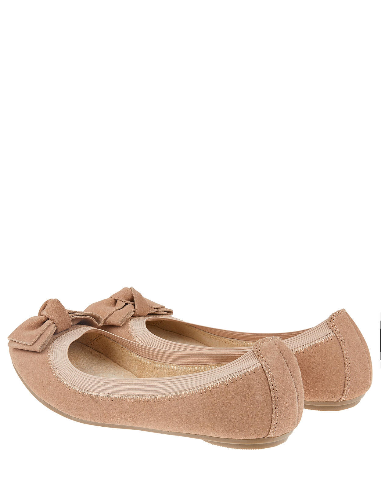 elasticated ballet flats