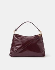 Slouchy Patent Handbag, , large