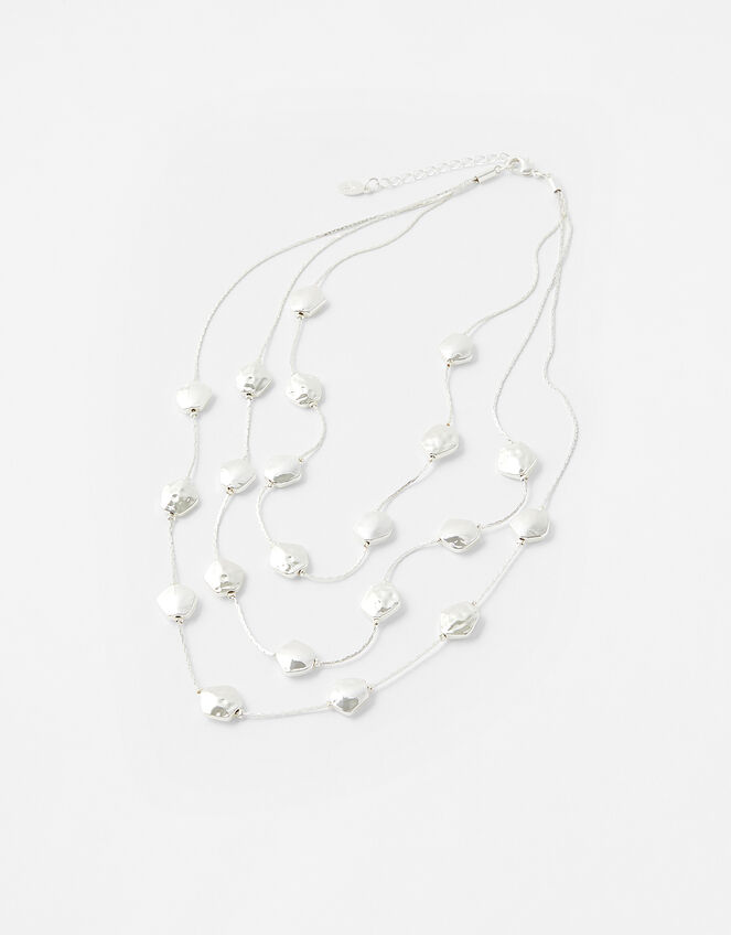 Hexagon Layered Station Necklace Necklaces Accessorize Global