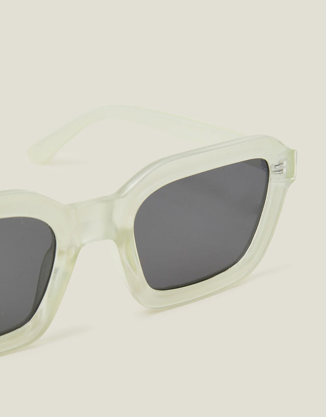 Crystal Rectangle Sunglasses, , large