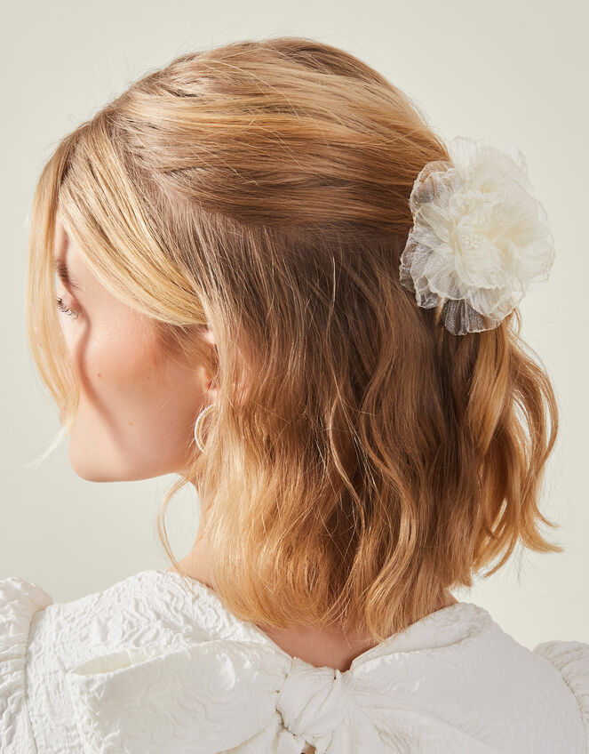 Organza Corsage Claw Clip, , large