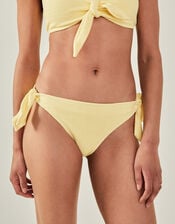 Bunny Tie Bikini Briefs, Yellow (YELLOW), large