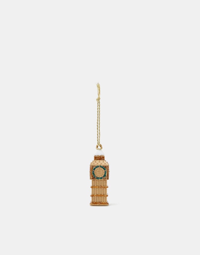 Big Ben Enamel Christmas Tree Decoration, , large