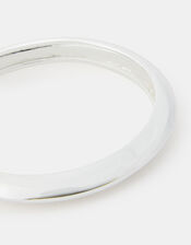 Sterling Silver-Plated Square Chunky Cuff, , large