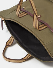 Multi-Pocket Canvas Backpack, , large