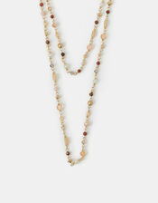 Long Bead Chain Necklace, , large