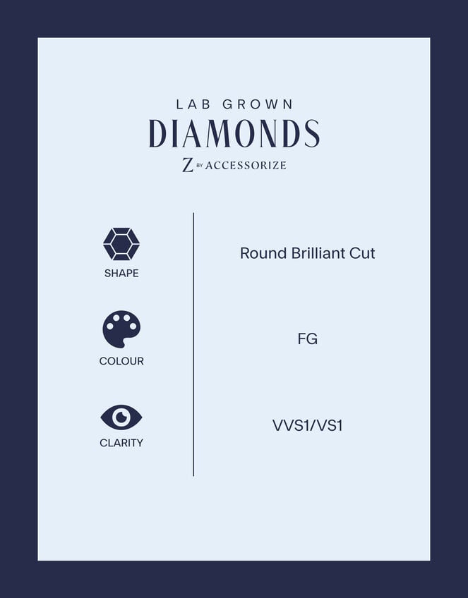 Lab Grown Diamond Pav&eacute; Initial Pendant Necklace 9ct Gold, Gold (GOLD), large