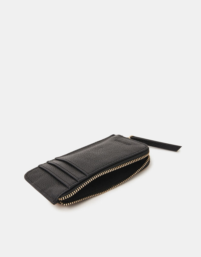 Animal Print Leather Card Holder, , large