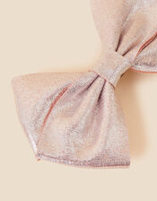 Kids Sparkle Bow Barrette Clip, Pink (PINK), large