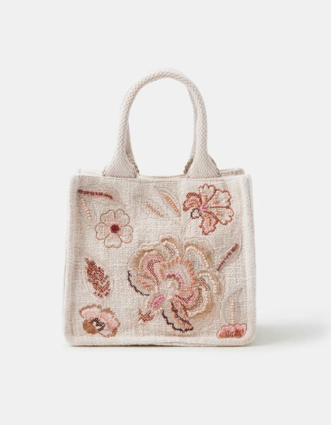 Embroidered Handheld Bag, , large