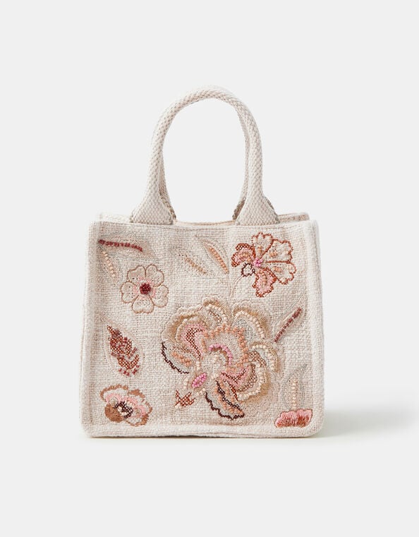 Embroidered Handheld Bag, , large