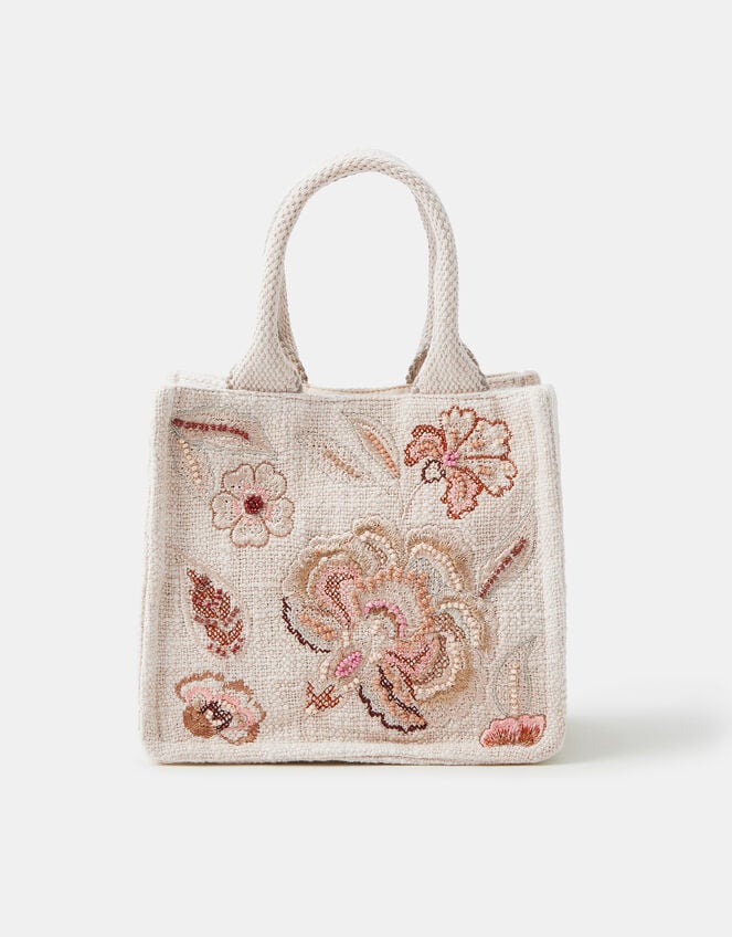 Embroidered Handheld Bag, , large