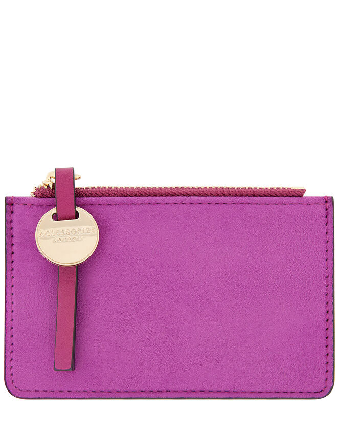 Shoreditch Card Holder with Charm, Pink (MAGENTA), large
